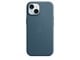 Puhelin - Kannet ja kotelot - Apple iPhone 15 FineWoven Case with MagSafe - Pacific Blue - MT3G3ZM/A