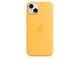 Puhelin - Kannet ja kotelot - Apple iPhone 15 Plus Silicone Case with MagSafe - Sunshine - MWNF3ZM/A