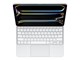 Näppäimistöt - Apple Magic Keyboard for iPad Pro 13‑inch (M4) - US English - White - Näppäimistö & Foliosetti - Englanti (US) - Valkoinen - MWR43LB/A