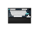Näppäimistöt - Keychron Silicone Palmrest V1/V2 series / Q1/Q2/Q9 series / P1 series - Rannetuki - Musta - PR47