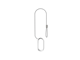 Action-kameran lisälaitteet - Insta360 GO 3/GO 3S Magnet Pendant Safety Cord - White - CINSBATK