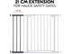 Vauvatarvikkeet - Hauck Safety Gate Extension 21 cm dark grey - 597965