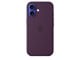 Puhelin - Kannet ja kotelot - Apple iPhone 16 Silicone Case with MagSafe - Plum - MYY43ZM/A