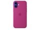 Puhelin - Kannet ja kotelot - Apple iPhone 16 Plus Silicone Case with MagSafe - Fuchsia - MYYE3ZM/A
