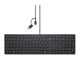 Näppäimistöt - Dell Wired Collaboration Keyboard KB525C - keyboard - QWERTY - Pan Nordic - black Input Device - Näppäimistö - Pohjoismainen - Musta - KB525C-PN-EMEA