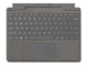 Näppäimistöt - Microsoft Surface Pro Signature - Näppäimistö - Saksa - Harmaa - 8X8-00168
