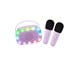 Musiikki - Lalarma Karaoke with lights and two microphone - P - LALAR-KARATWO-WLIGHTS-PURPLE