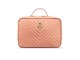 Muut henkilökohtaiset hygieniatuotteet - Gillian Jones 2-Compartment Traincase - Coral Quilted Nylon - 10007-40