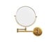 Meikkipeilit - UNIQ Wall Mirror with 10x Magnification in Gold - 7023-1