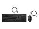Näppäimistöt - HP 225 - Näppäimistö ja Hiirisetti - Tanskalainen - Musta - AX2Y7AA#UUW