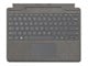 Näppäimistöt - Microsoft Surface Pro Signature Keyboard - Näppäimistö - Englanti - Harmaa - 8X8-00186