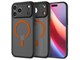 Puhelin - Kannet ja kotelot - Spigen Ultra Hybrid MagSafe - frost black orange - iPhone 17 Pro Max - ACS10482