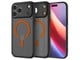 Puhelin - Kannet ja kotelot - Spigen Ultra Hybrid MagSafe - frost black orange - iPhone 17 Pro - ACS10483