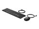 Näppäimistöt - HP Desktop 320MK - Näppäimistö ja Hiirisetti - Englanti - Musta - 9SR36UT#ABB
