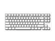 Näppäimistöt - Wooting 80HE - US-ANSI - Linear60 - Zinc Alloy - Pelinäppäimistö - ilman numpadia - US International - Valkoinen - WK5-US2-L60-ZWH1