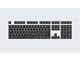 Näppäimistöt - Wooting PBT ISO (UK) & ANSI (US) Keycaps - Just Black - Näppäimistöhatut - Englanti (US) - Musta - KC3-USUK4-PDS-BK1