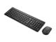 Näppäimistöt - Lenovo Essential Wireless Combo Gen 2 - keyboard and mouse set - QWERTY - Danish - black Input Device - Näppäimistö ja Hiirisetti - Tanskalainen - Musta - 4X31R64462
