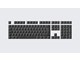 Näppäimistöt - Wooting PBT ISO Keycaps - Just Black - Näppäimistöhatut - Saksa - Musta - KC3-DE1-PDS-BK1