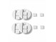 Koirat - Petlibro REPLACEMENT FILTERS FOR CAPSULE DOG FOUNTAIN PLWF008 2 MONTH SET OF FILTERS FOR DOG WATER DISPENSERS 4 COUNT PACK WHITE - PL-FF008-92W