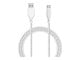 USB kaapelit - ESSENTIALS by UPSTRÖM 60W USB-A to USB-C Cable 2.5m - White - AC250-60W-E