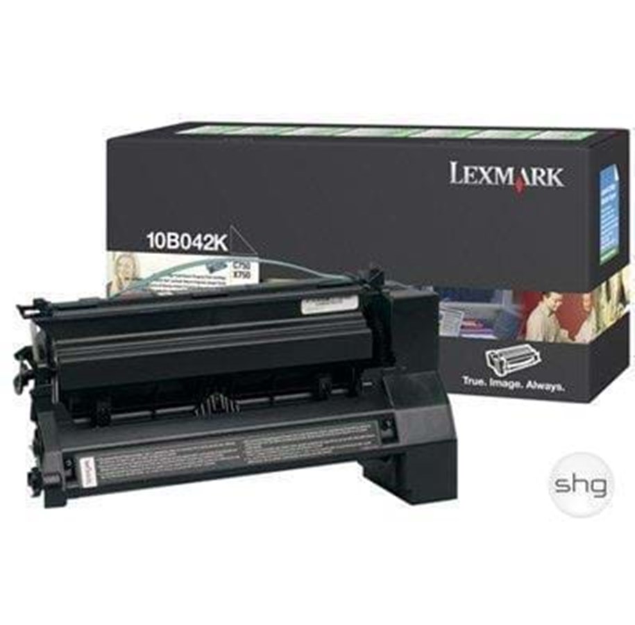 Mustepatruunat, värikasetit ja lisävarusteet - Lexmark 10B042K Toner Black - Laser värikasetti musta - 10B042K