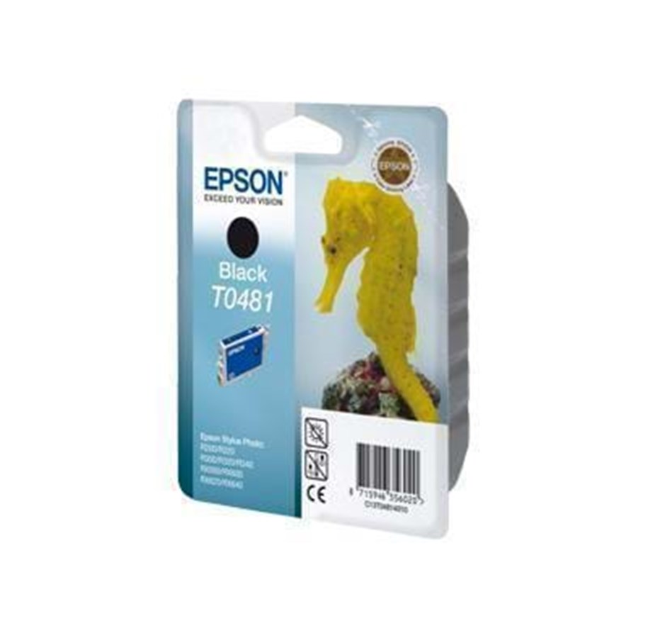 Mustepatruunat, värikasetit ja lisävarusteet - Epson T0481 Black - Mustepatruuna musta - C13T048140