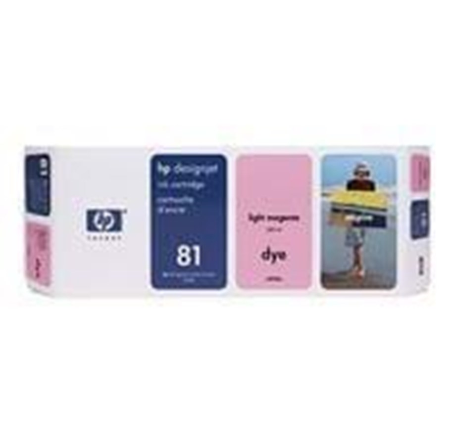 Mustepatruunat, värikasetit ja lisävarusteet - HP 81 Vaaleanpunainen Magenta - Mustepatruuna Vaalea magenta - C4935A