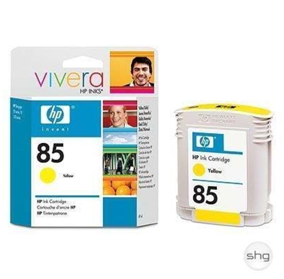 Mustepatruunat, värikasetit ja lisävarusteet - HP 85 Yellow - Mustepatruuna Keltainen - C9427A