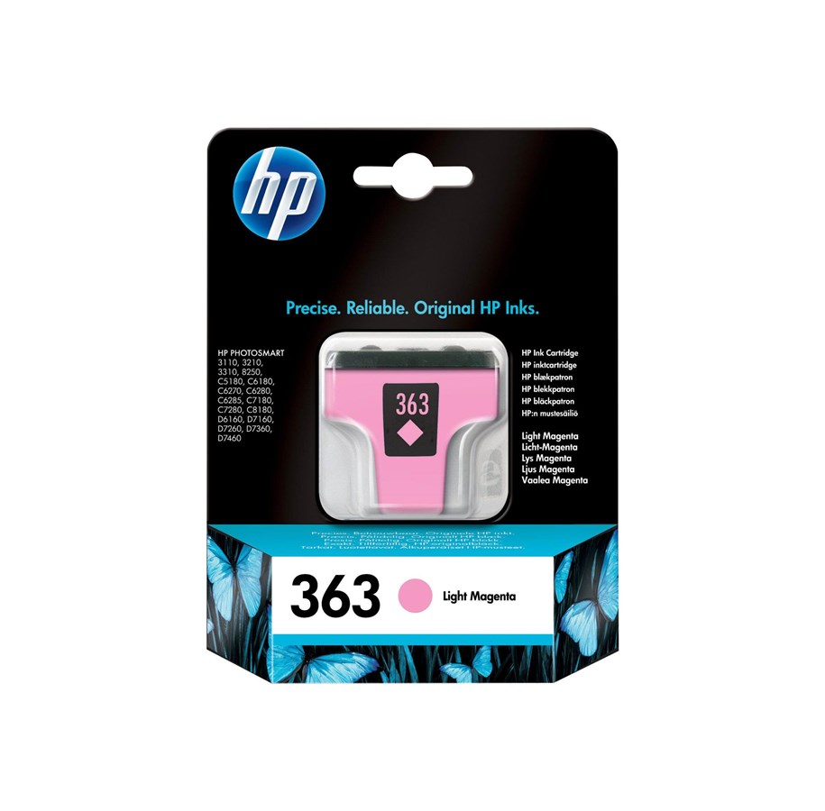 Mustepatruunat, värikasetit ja lisävarusteet - HP 363 / C8775EE Light Magenta - Mustepatruuna Vaalea magenta - C8775EE