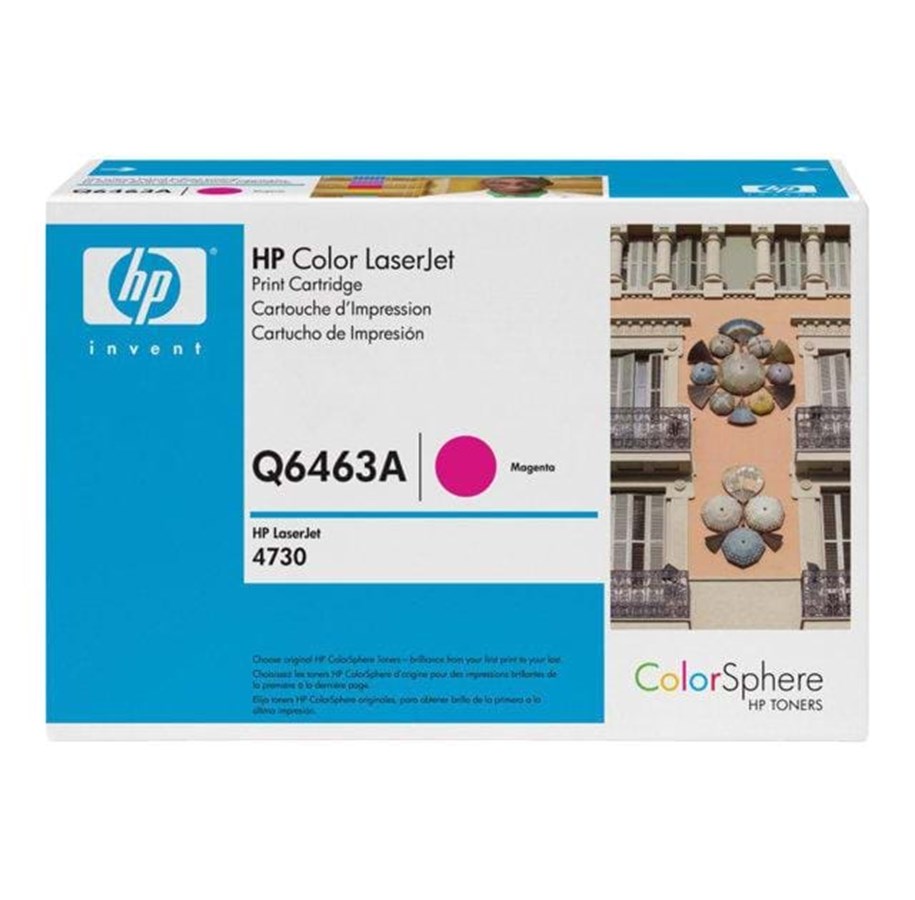 Mustepatruunat, värikasetit ja lisävarusteet - HP 644A / Q6463A - Laser Toner - Laser värikasetti Magenta - Q6463A