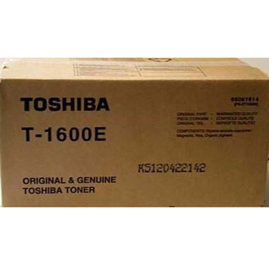 Mustepatruunat, värikasetit ja lisävarusteet - Toshiba T 1600E - Black - Laser värikasetti - 2002146