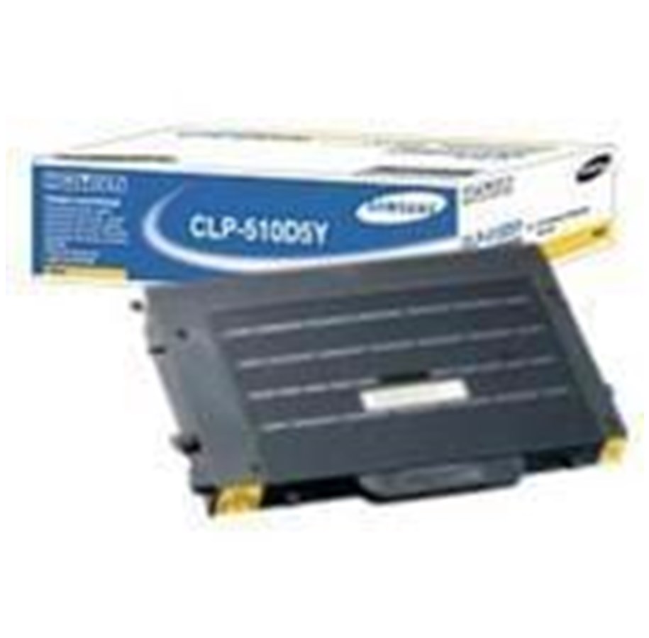 Mustepatruunat, värikasetit ja lisävarusteet - Samsung CLP-510D5Y Toner Yellow - Laser värikasetti Keltainen - CLP-510D5Y/ELS