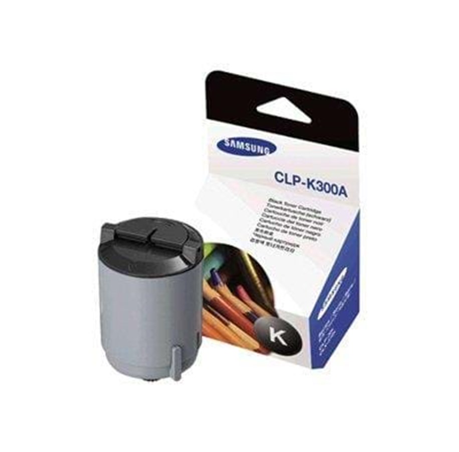 Mustepatruunat, värikasetit ja lisävarusteet - Samsung CLP-K300A - Black Laser Toner - Laser värikasetti musta - CLP-K300A/ELS