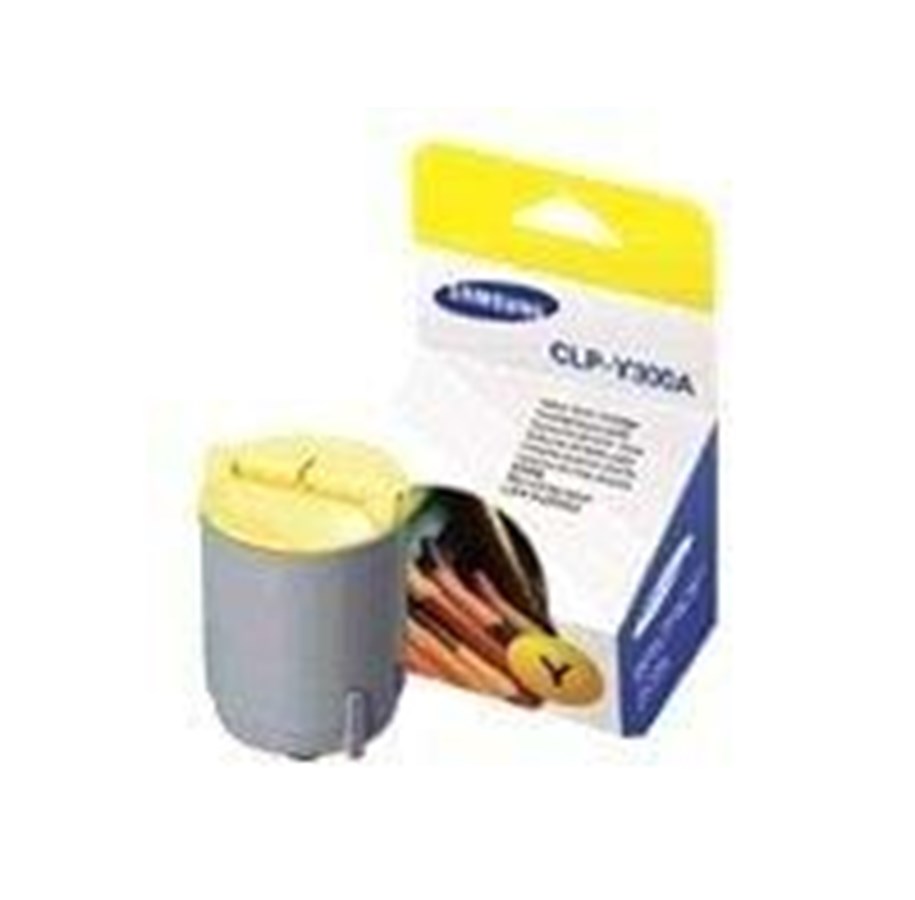Mustepatruunat, värikasetit ja lisävarusteet - Samsung CLP-Y300A - Yellow Laser Toner - Laser värikasetti Keltainen - CLP-Y300A/ELS