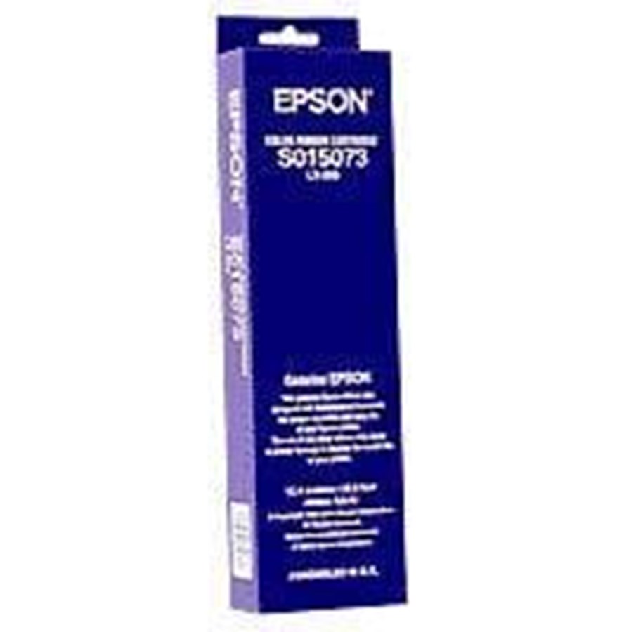 Mustepatruunat, värikasetit ja lisävarusteet - Epson - Tulostimeen tekstiilinauha Syaani - C13S015073