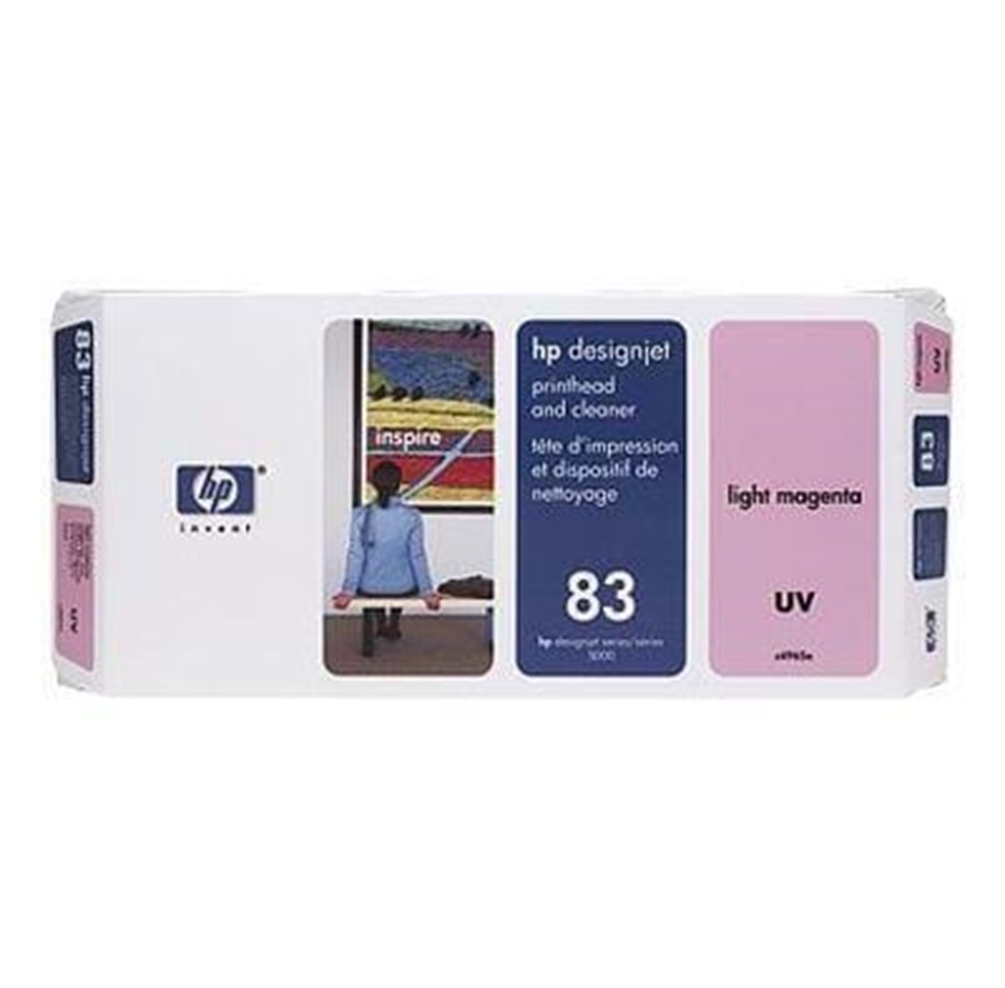 Mustepatruunat, värikasetit ja lisävarusteet - HP 83 Printhead Cleaner LightMagenta - Tulostuspää puhdistimen kanssa Vaalea magenta - C4965A