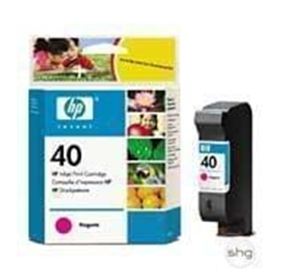 Mustepatruunat, värikasetit ja lisävarusteet - HP Ink 40 - 42ml - Mustepatruuna Magenta - 51640ME
