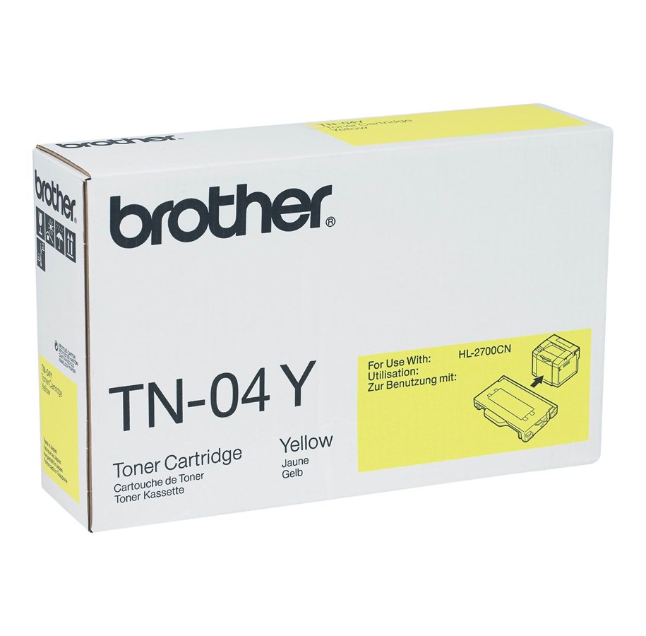Mustepatruunat, värikasetit ja lisävarusteet - Brother TN04Y - Yellow Laser Toner - Laser värikasetti Keltainen - TN04Y