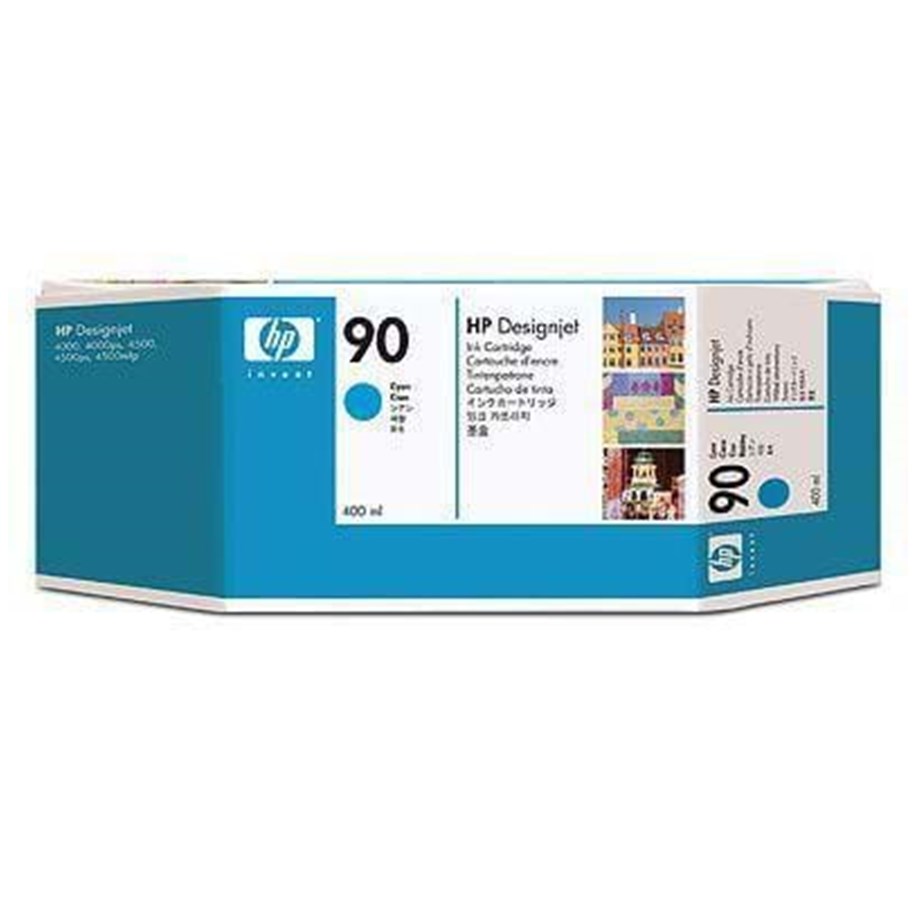 Mustepatruunat, värikasetit ja lisävarusteet - HP 90 - Mustepatruuna Syaani - C5061A