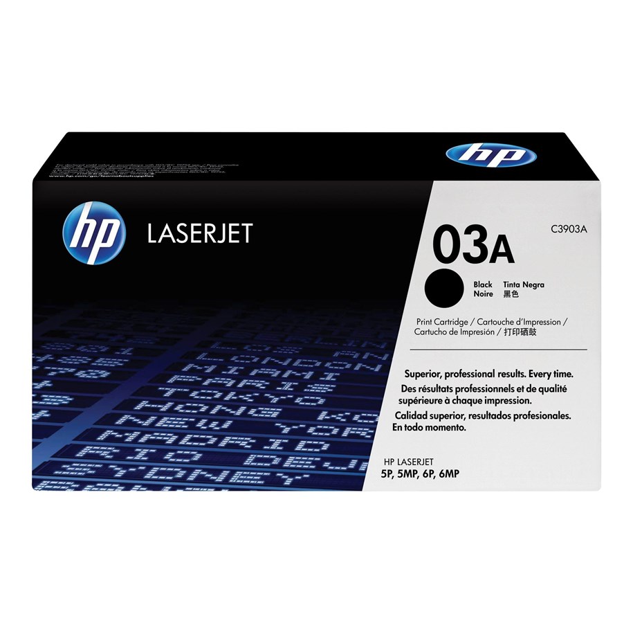 Mustepatruunat, värikasetit ja lisävarusteet - HP C3903A Toner Musta - Laser värikasetti musta - C3903A