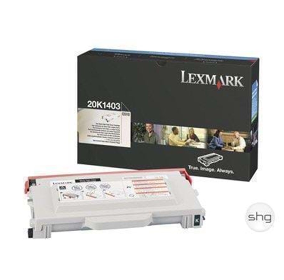 Mustepatruunat, värikasetit ja lisävarusteet - Lexmark 20K1403 Toner Black - Laser värikasetti musta - 20K1403