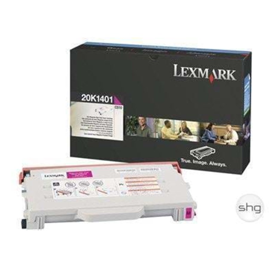 Mustepatruunat, värikasetit ja lisävarusteet - Lexmark 20K1401 Toner - Laser värikasetti Magenta - 20K1401