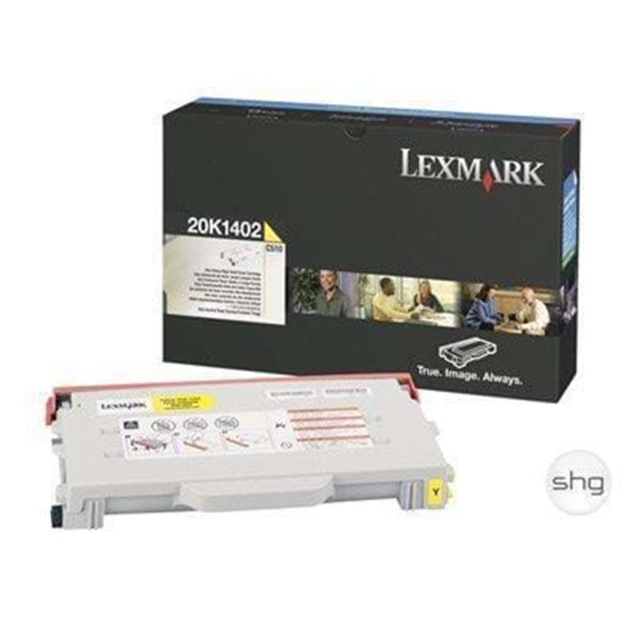 Mustepatruunat, värikasetit ja lisävarusteet - Lexmark 20K1402 Toner Yellow - Laser värikasetti Keltainen - 20K1402