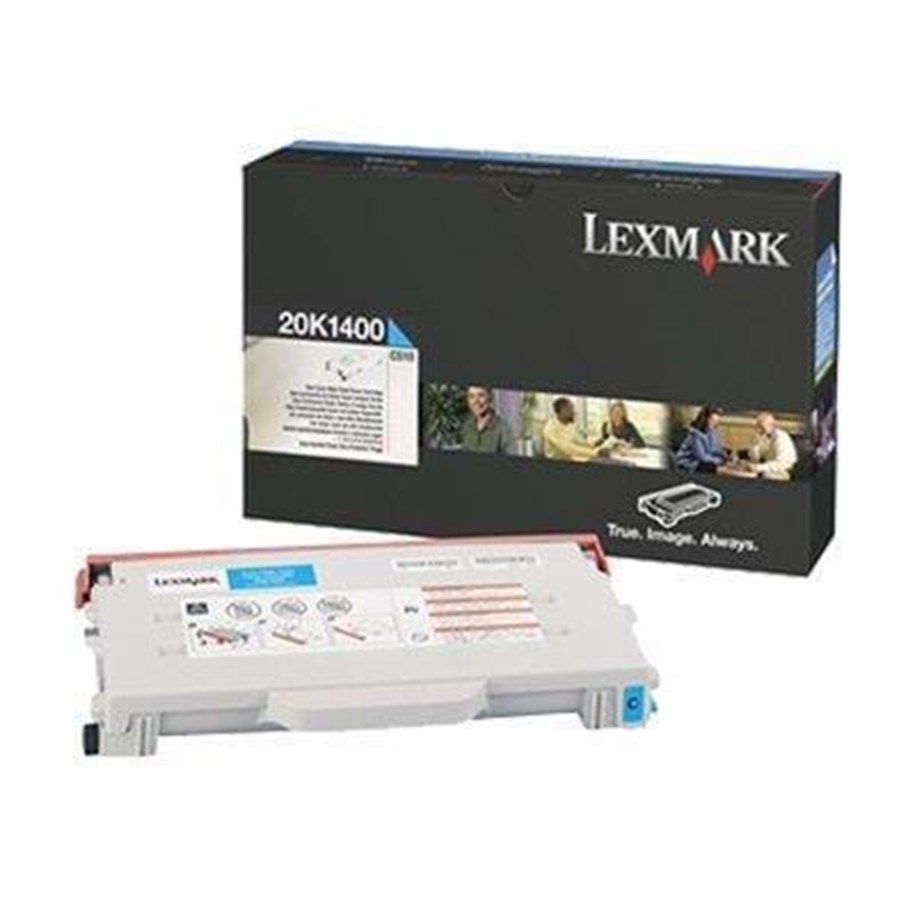 Mustepatruunat, värikasetit ja lisävarusteet - Lexmark 20K1400 Toner - Laser värikasetti Syaani - 20K1400