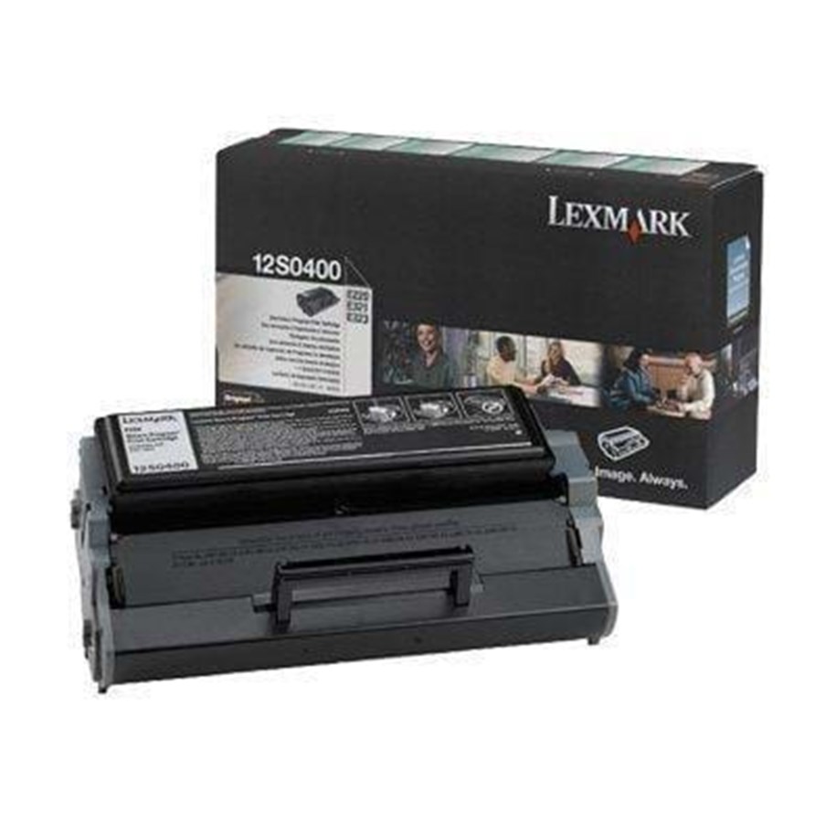 Mustepatruunat, värikasetit ja lisävarusteet - Lexmark 12S0400 Toner Black - Laser värikasetti - 12S0400