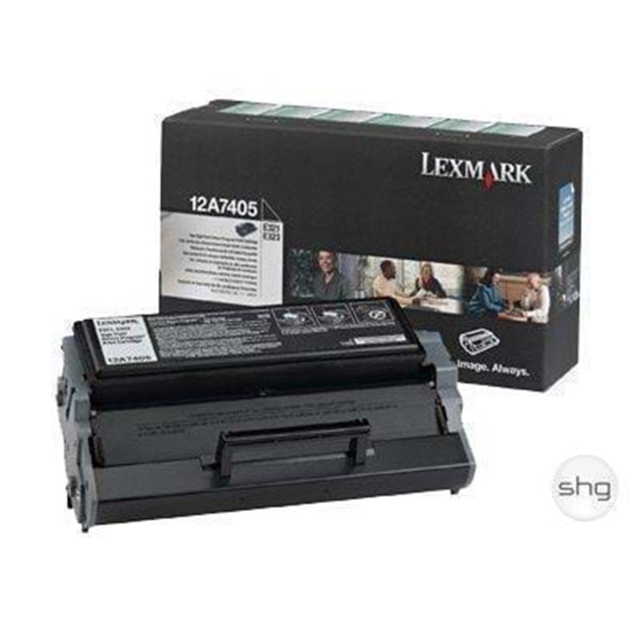 Mustepatruunat, värikasetit ja lisävarusteet - Lexmark 12A7405 Toner Black - Laser värikasetti musta - 12A7405
