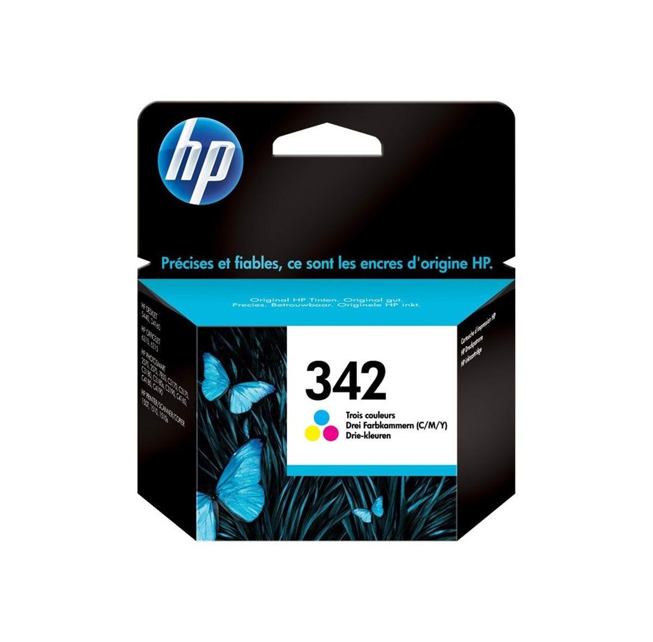Mustepatruunat, värikasetit ja lisävarusteet - HP 342 / C9361EE - (Syaani Magenta Keltainen) Muste - Mustepatruuna Syaani, Magenta, Keltainen - C9361EE
