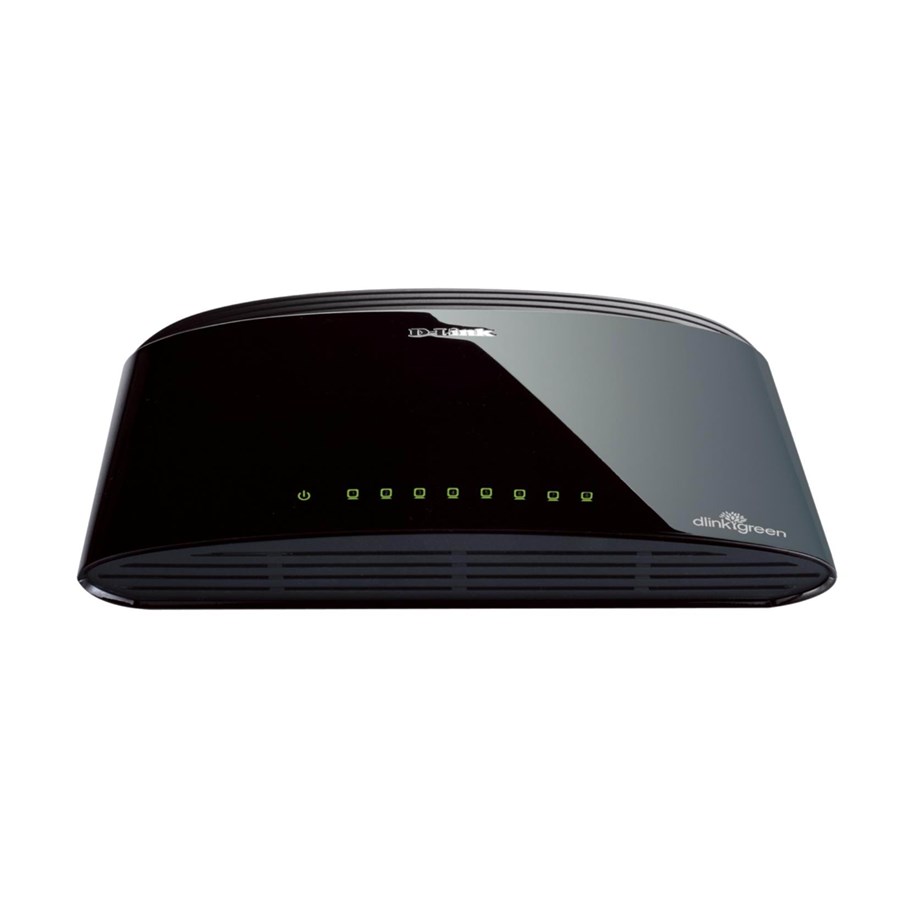 Kytkimet - D-Link DES-1008D 8-Port Fast Ethernet Unmanaged Desktop Switch - DES-1008D/E