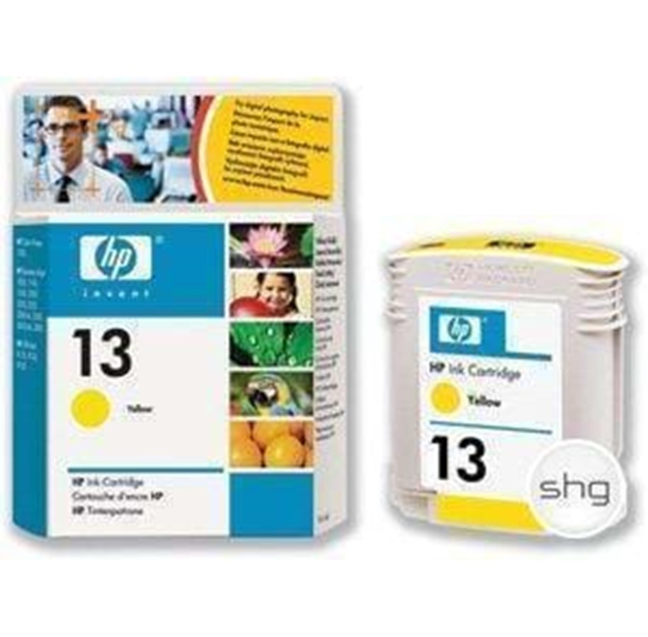 Mustepatruunat, värikasetit ja lisävarusteet - HP 13 Yellow - Mustepatruuna Keltainen - C4817AE