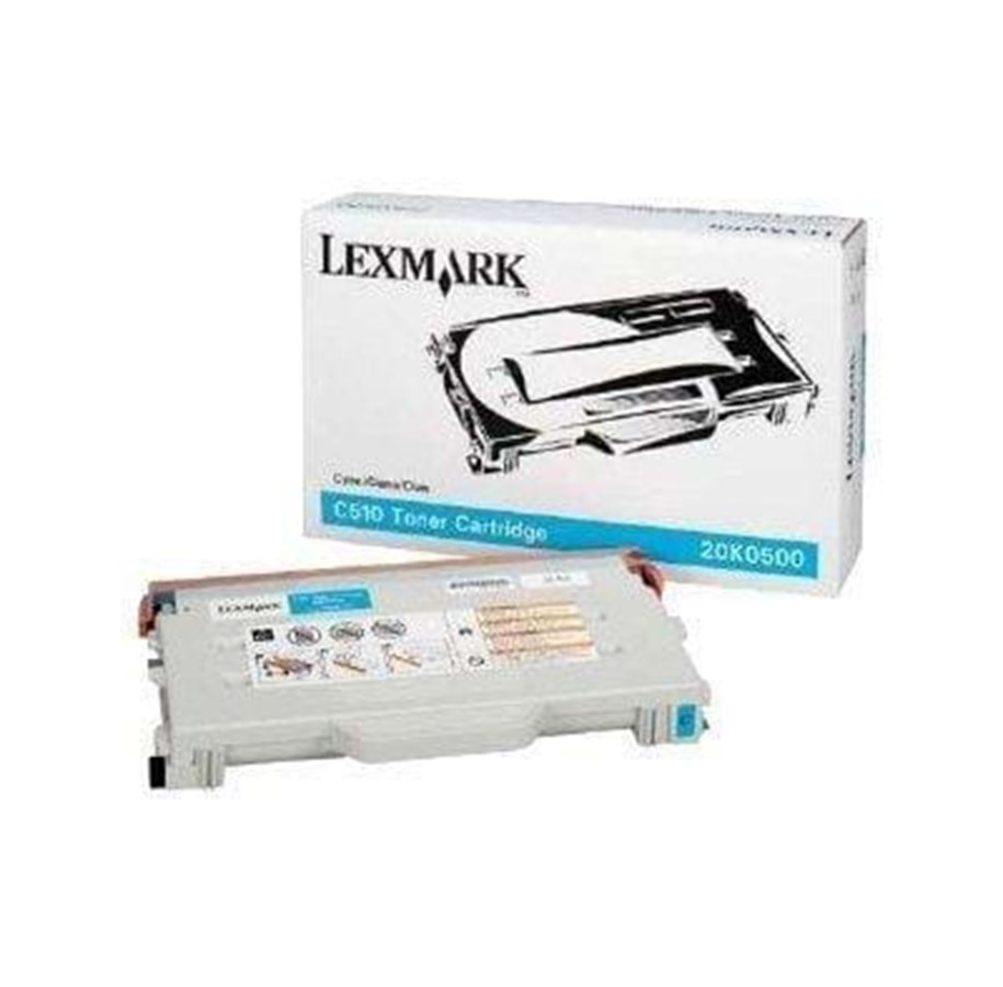 Mustepatruunat, värikasetit ja lisävarusteet - Lexmark 20K0500 Toner - Laser värikasetti Syaani - 20K0500